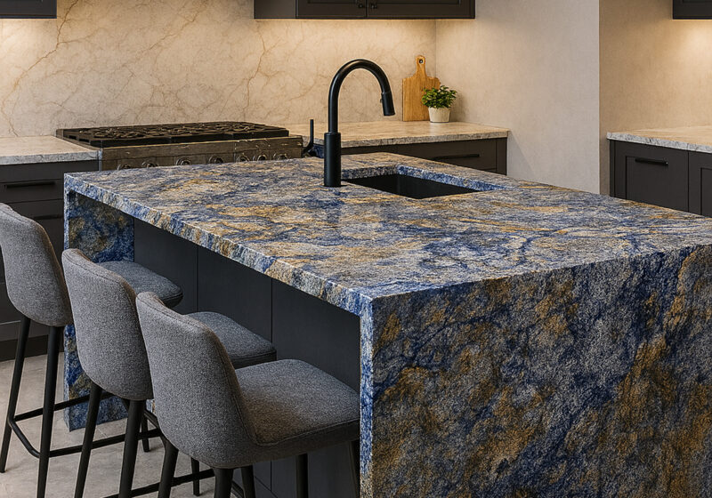 blue granite countertop 800x560